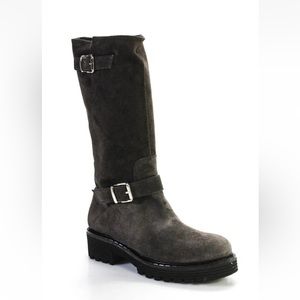 Pedro Anton velur Gris Biker boots 40